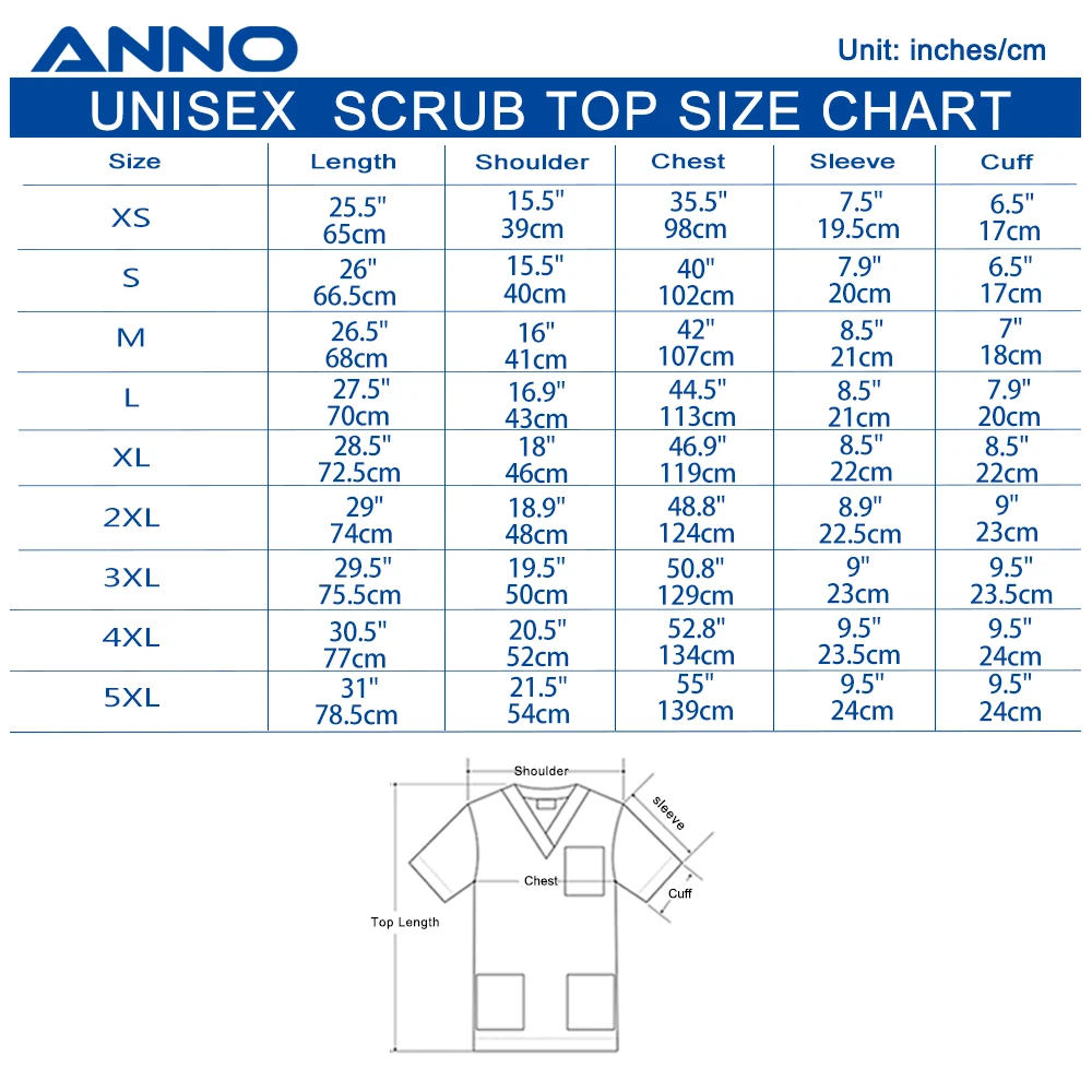 Medical Scrubs Hospital Staff Scrubs Top Medical Sanitary Nursing Uniform Dental Clinic Print Beauty Caregiver Coveralls