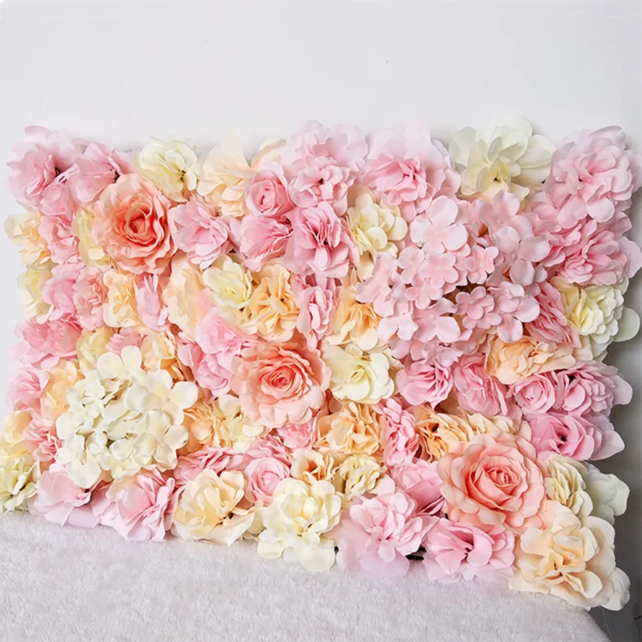 60x40cm Artificial Flower Wall Panels Party Garden Wedding Pretty Venue Decor 