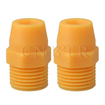 

CNBTR 2x Spray Nozzle Sprinkler Heads 1/2 for Cooling Yellow 3.2mm Hole Dia