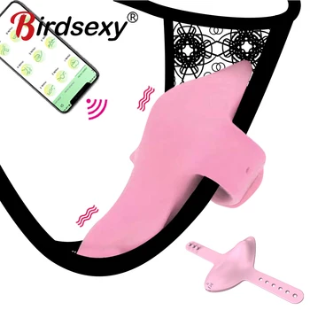 Women s Dildo Butterfly Vibrator Sex Toys for Women APP Remote Control Bluetooth Sexy Dildo