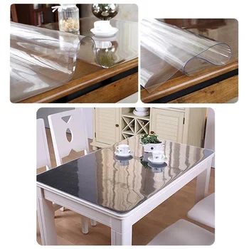 

PVC Table Cloth Waterproof Tablecloth Kitchen Dining Table Cover Party Wedding