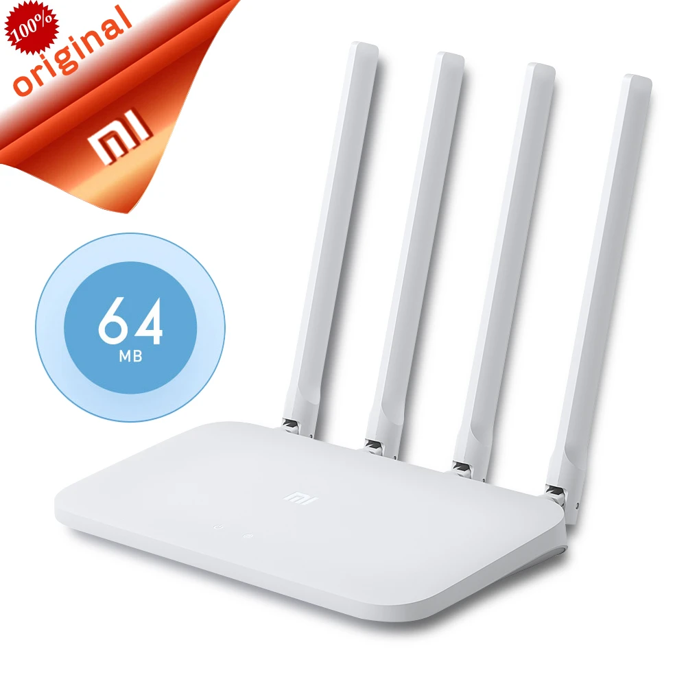 Xiaomi Mi wifi 4C интеллектуальное приложение управление 64 ram 802,11 b/g/n 2,4G 300 Мбит/с 4 антенны