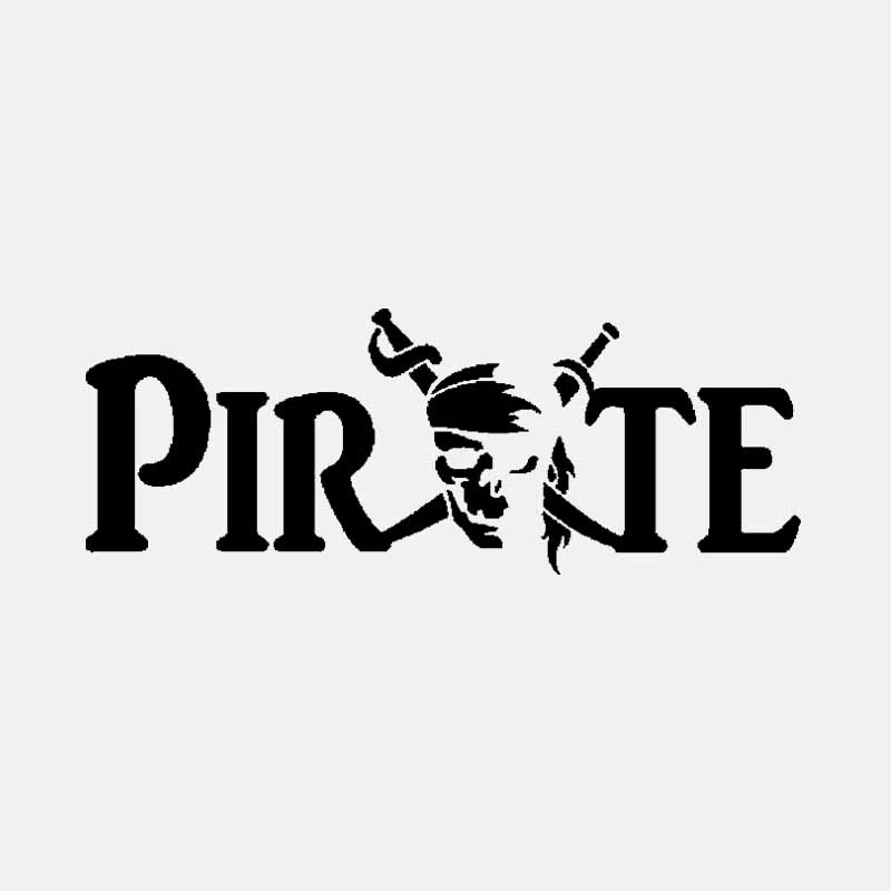 Dawasaru Personality Skull Pirate Car Sticker Waterproof Decal Suitcase Laptop Truck Motorcycle Auto Decoration PVC 15cm*5cm | Автомобили