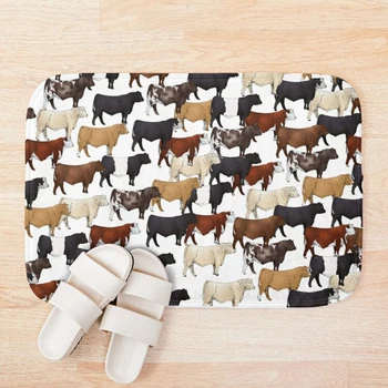 

Bulls Brigade Pattern Bath Mat Custom One Direction Doormat Home Decor Door mat Floor Mat Bath Mats foot pad