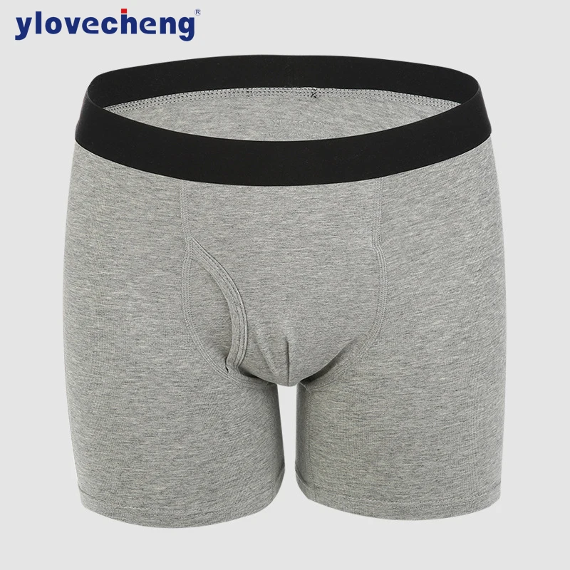 

Sport Mens Underwear long leg Boxers cotton Men Boxer Shorts Solid Boxers Mens Underwear Plus High-quality Size XL-6XL