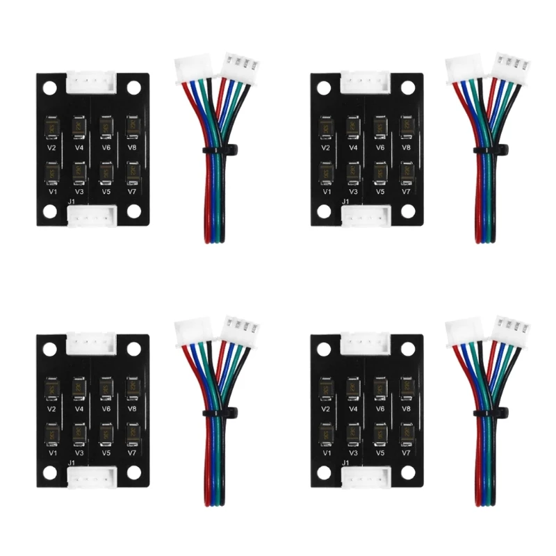 Tl-smoother V1.0 Addon Module for 3D Pinter Stepper Motor Drive Filter for mk8 I3 Ender 3 Pro 4 Sets