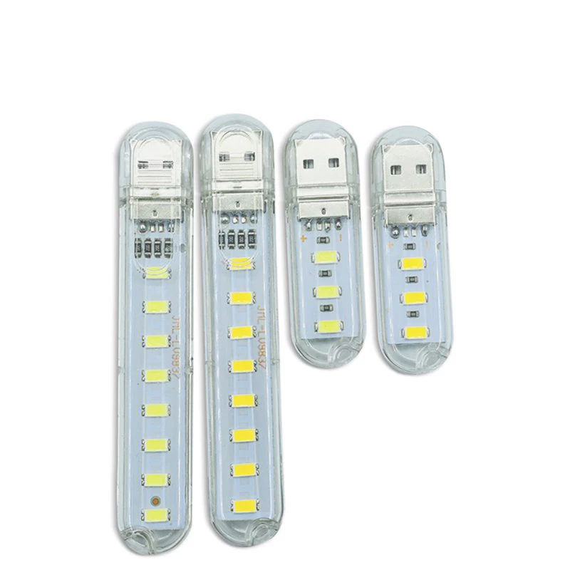 Мини Портативная светодиодная USB 5 в 3 8 12 24 светодиодный светильник SMD 5730 настольная лампа книга фонарик ночник для внешнего аккумулятора ноутбука кемпинг