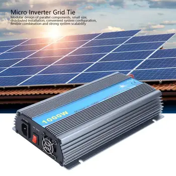 

1000W Solar Micro Inverter Grid Tie Inverter Stackable MPPT Pure Sine DC 20-45V Input AC 230V Output Solar Panel Equipment