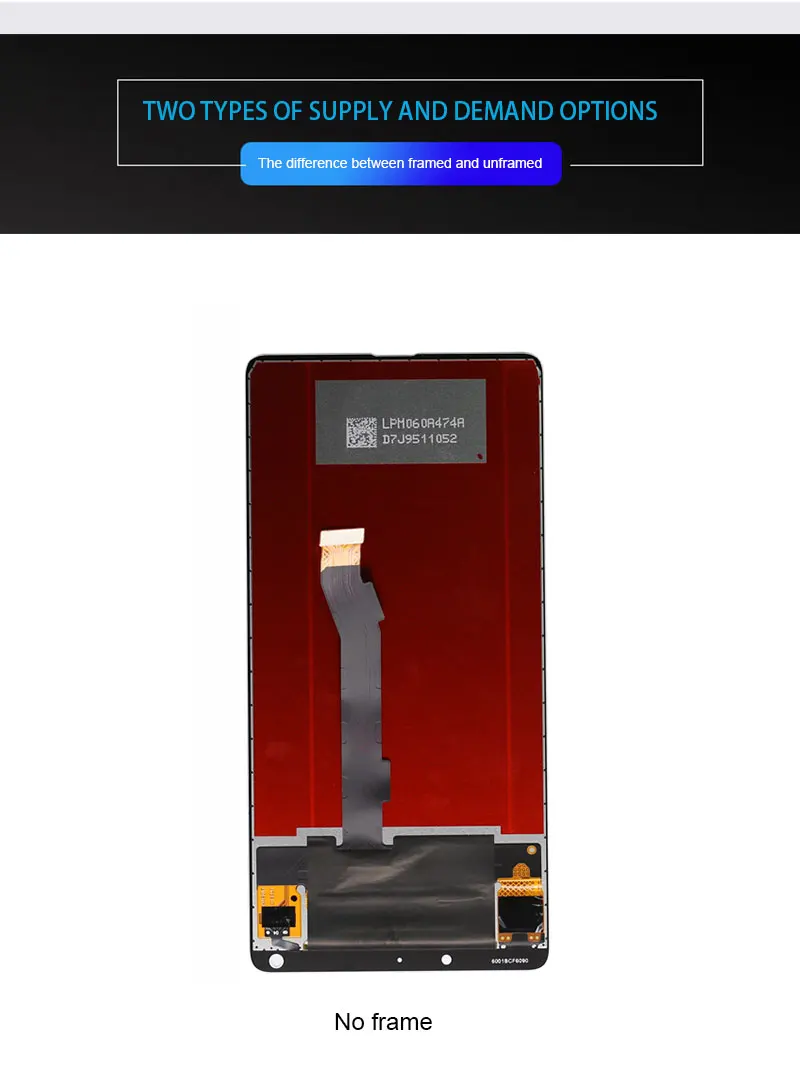 Original Screen For Xiaomi Mi Mix 2s Explorer Display Digitizer Assembly 5.99" Touch Screen Replacement Lcd 2160* 1080