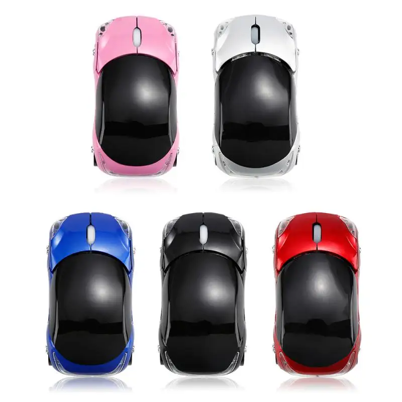 Car Shape Wireless Mouse USB Scroll Mice Computer Professional For PC Laptop DS 