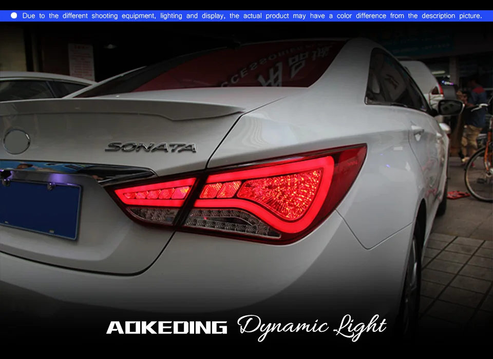 Задний фонарь для hyundai Sonata 8 2011- MK8 светодиодный задние фары, противотуманные фары Габаритные огни DRL Тюнинг автомобилей, автомобильные аксессуары