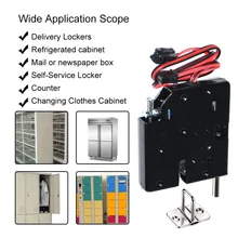 DC12V Electromagnetic Lock Electronic Lock For Sell-Machine Storage Shelf File Cabinet Locker Lock with Bouncer up to 330lbs