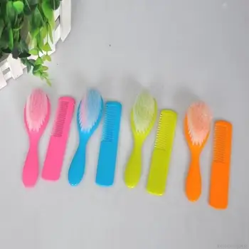 

New Baby Care Pure Baby Wooden Brush Comb Brush Baby Hairbrush Newborn Hair Brush Infant Comb Head Massager