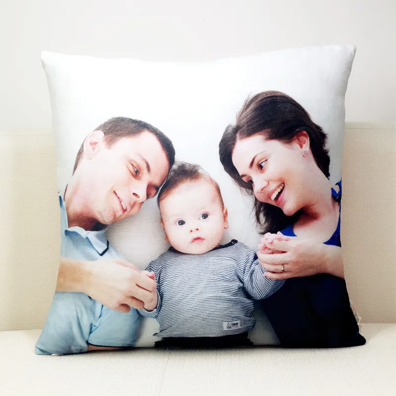 Photo Customization Square Cushion Stuffed dog Pillow Sofa Car Decorative Christmas Gift Couple photo pillow Baby photo cushion 4