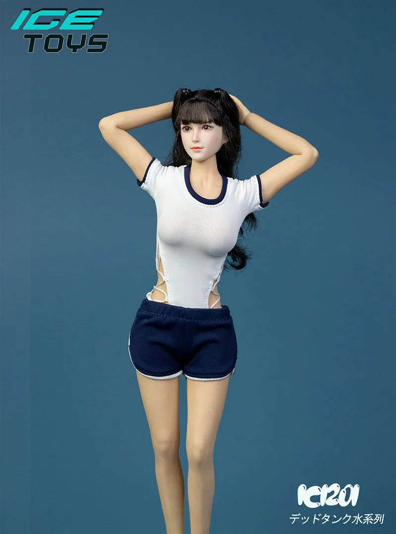 Brinquedos de Gelo Menina Escola Macacão High-fork Calções Esportivos Definir Roupas Modelo Caber 12 Body Soldier Figura Ação Soldado Feminino Corpo Ic1201 1 - 6 5 escola macacão high-fork calções esportivos definir roupas