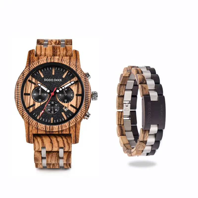 

DODO DEER Men's Stainless Steel Watch Bracelet Montre homme Multi-Function Custom Fashion Luxury Watch C08-2 S01-2