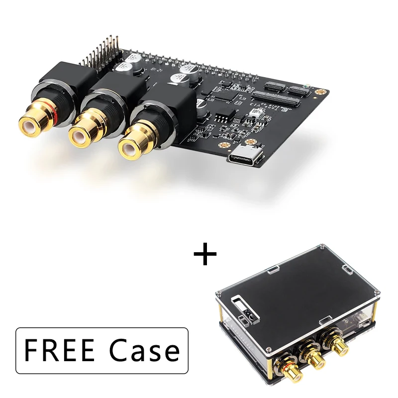 Khadas тональная Плата USB внешняя Hi Fi звуковая карта ES9038Q2M Res аудио декодер