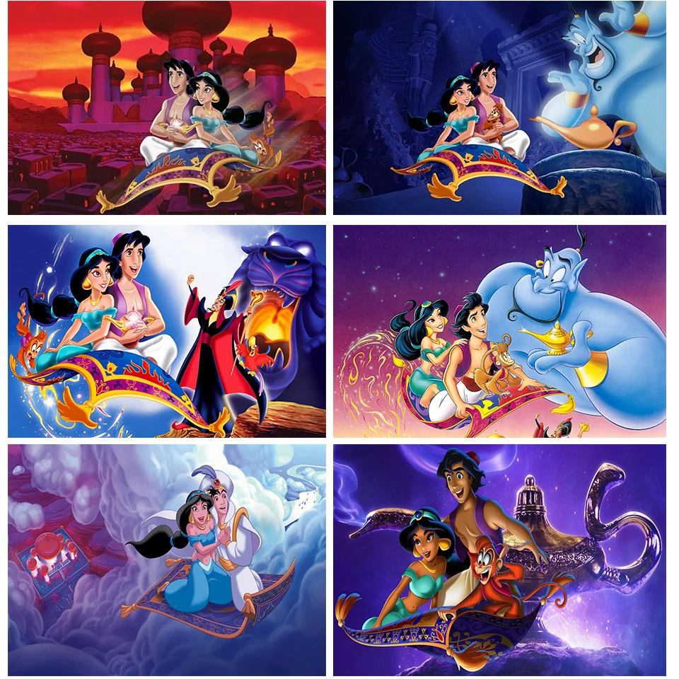Disney Aladdin and the Magic Lamp плакаты и принты настенное искусство HD Картина на холсте