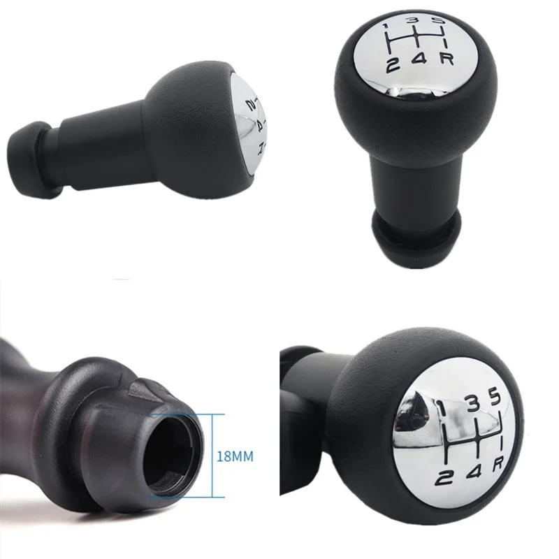 Gear Shift Knob 5 Speed Lever Pen Adapter Replacement For Peugeot 206 207 307 308 407 For Citroen C4 Picasso Berlingo 2009
