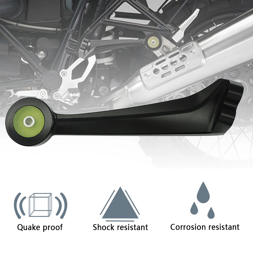 Мотоцикл Алюминиевый глушитель трубы Кронштейн Держатель для BMW R NINE T R9T чистый