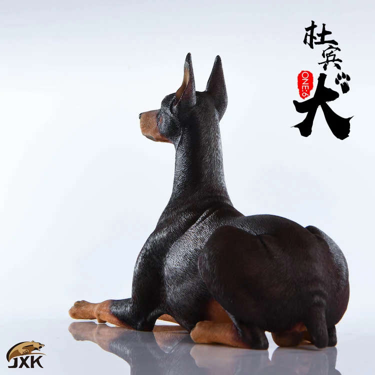 [ESTARTEK] JXK Jxk004 1/6 Доберман Пинчер Хаунд статические модели животных реквизит для Экшн фигурки DIY хобби подарок аксессуары для собак