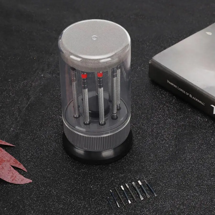 9pcs Watch Screwdriver Set Watch Back Cover Screw Removal Watch Spring Link Pin Repair Maintenance Tool Watch Repairing Tool Kit
