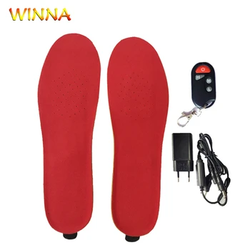 

Soft Breathable Electric Heating Insoles for Feet Man Women Insoles Winter Sports Foot Warmer Heated Thermal Insoles Can Be Cut