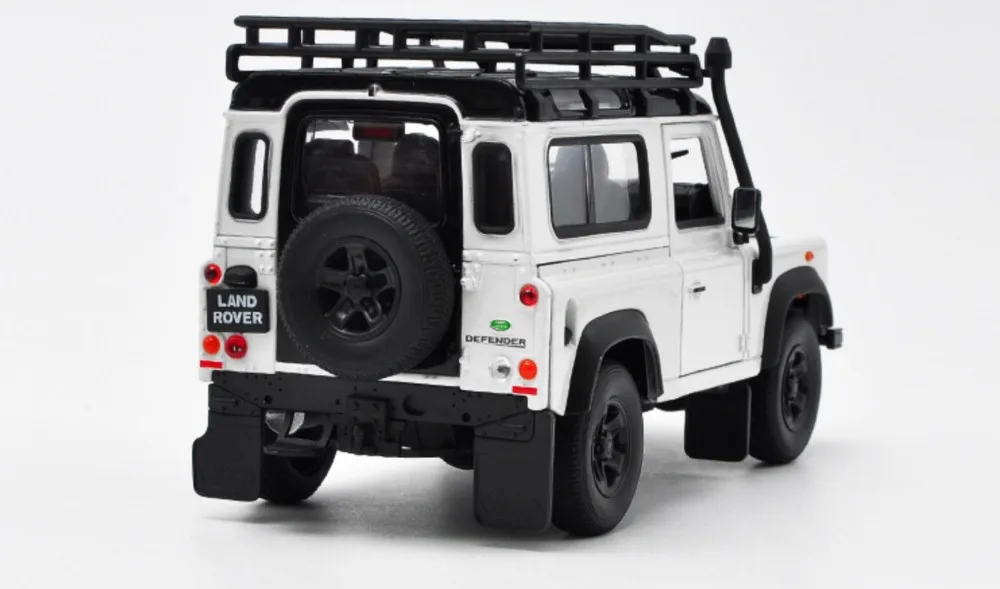 Welly 1/124 1:24 Ностальгический Land Rover Defender внедорожник автомобиль литье под давлением модель игрушки на день рождения для детей мальчиков и девочек