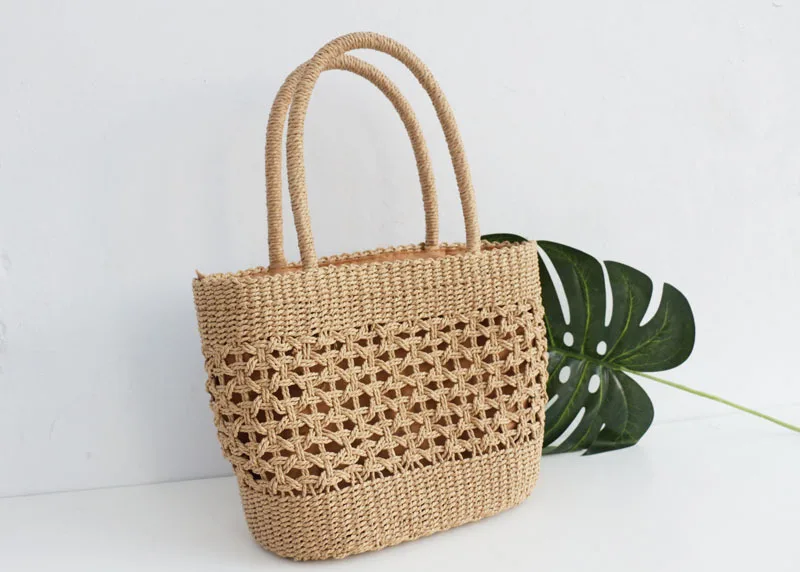 Oversized Straw Beach Bag for Summer 2021