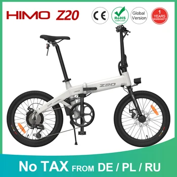 

【EU SEND】NO TAX 20 inch Tire Himo Z20 Electric Bike 25km/h 80KM Mileage 250W Motor ebike For Xiaomi Outdoor Folding bicycle 10AH