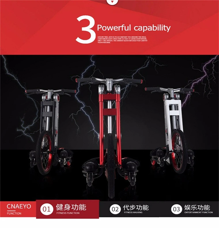 Best New brand Second generation 3 Wheel Skating bike mantis car creative bicicleta adult damping scooter folding bicycle 14