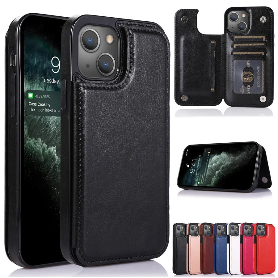 Кожаный чехол для iPhone 13 Pro Max Mini 12 11 SE2020 X XS XR 8/7/6/6S Plus | Мобильные телефоны и