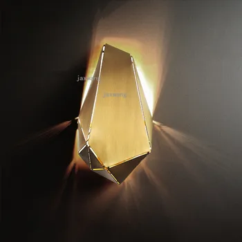 

Modern LED Gold Sconces Lighting Nordic Living Room Wall Lamps Beside Bedroom Mirror Light Warm Wall Light Kitchen Accessories