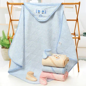 

BABY'S BLANKET Pure Cotton Gauze Newborns Infant Baby Padded Wrapping Blanket Baby Wraparound Cloth Warm Spring And Autumn Pure