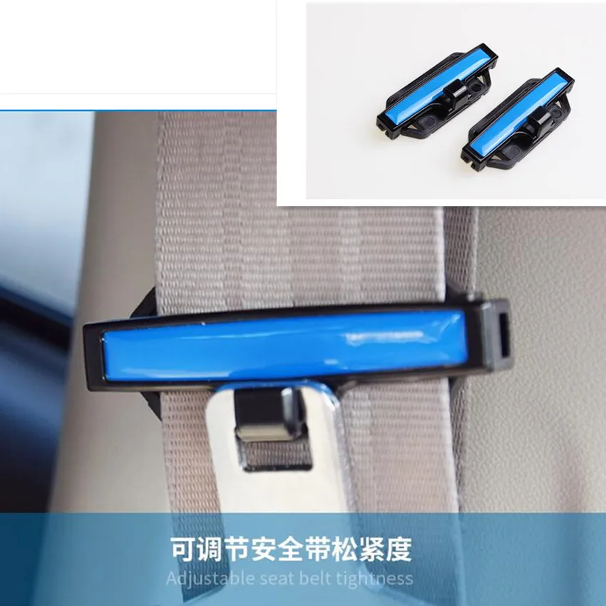 

2pcs Car Seat Belt Buckle Clip Extension Fixing Clips For SUBARU Xv Forester 2016 impreza outback sti legacy VW POLO PASSAT JETT