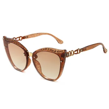 

New Style Diamond Set Sun Glasses Europe And America Sunglasses Women's Street Snap Sunglasses Fashion Sun Glasses