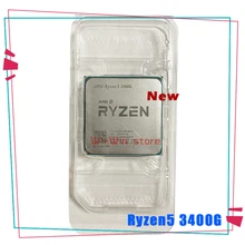 Новый AMD Ryzen 5 3400G R5 3400G 3,7 ГГц четырехъядерный Восьмиядерный процессор 65 Вт Процессор YD3400C5M4MFH сокет AM4 без вентилятора