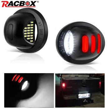 

New LED License Plate Tag Light Red Neon Tube EXCLUSIVE For Ford F150 F-250 F-350 F-250 F350 F-450 F-550 car Replacement parts