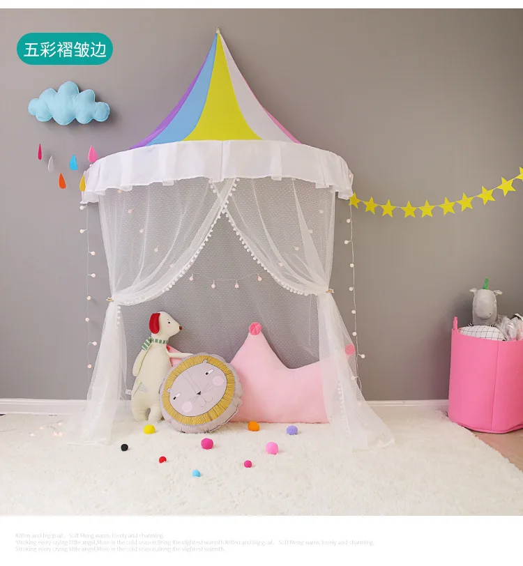 Детская игровая палатка Игровая с замком Tipi Enfant для девочек балдахин детской