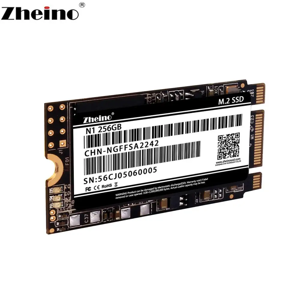 Zheino M.2 2242 256 ГБ SSD SATA NGFF Внутренний твердотельный жесткий диск для
