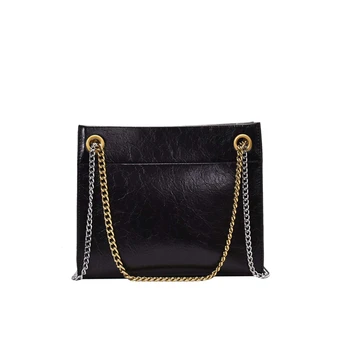 

JELLYOOY large bag female 2019 new tide Korean version of the chain bag autumn and winter black tote bag oblique female wild ins