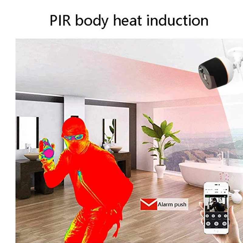  Wireless Outdoor Cam H.265 Mini 2Ch Nvr Kit Ip Camera 1080P Waterproof Home Security System Video I