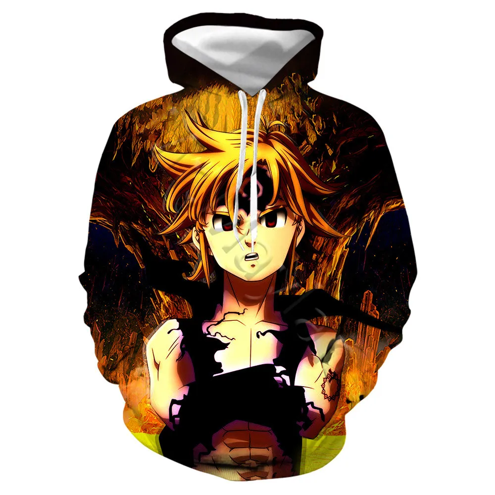 Bows shop Men/Women Anime The Seven Deadly Sins 3D Printed Hoodies Sweatshirts 