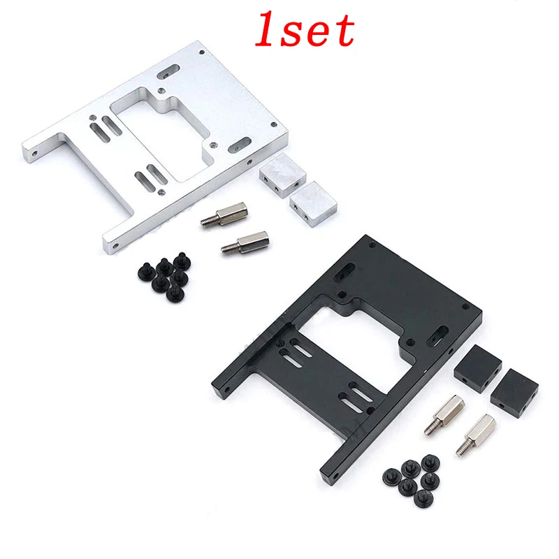 

1set WPL Model Upgraded Parts Metal Steering Gear Holder Servo Fixing Warehouse Mount Server Bracket for 1/16 RC Military Cars