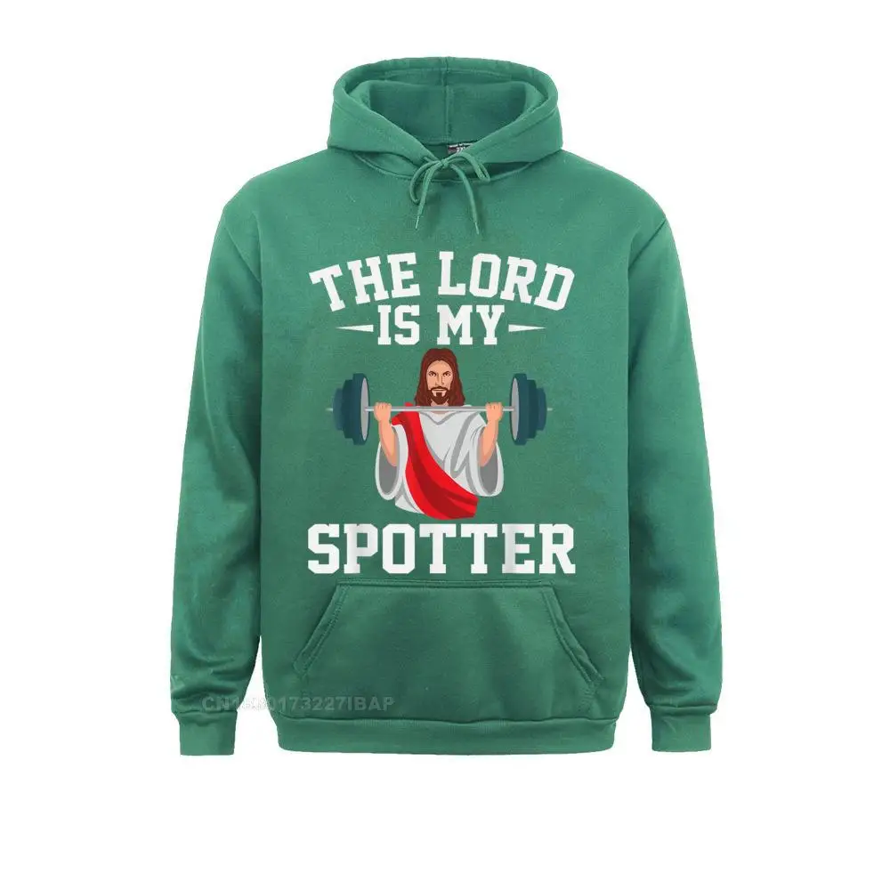 Jesus Spotter Funny Christian Gym Fitness Biceps Quote Hoodie Youthful Hoodies For Women Faddish High Street Sportswears