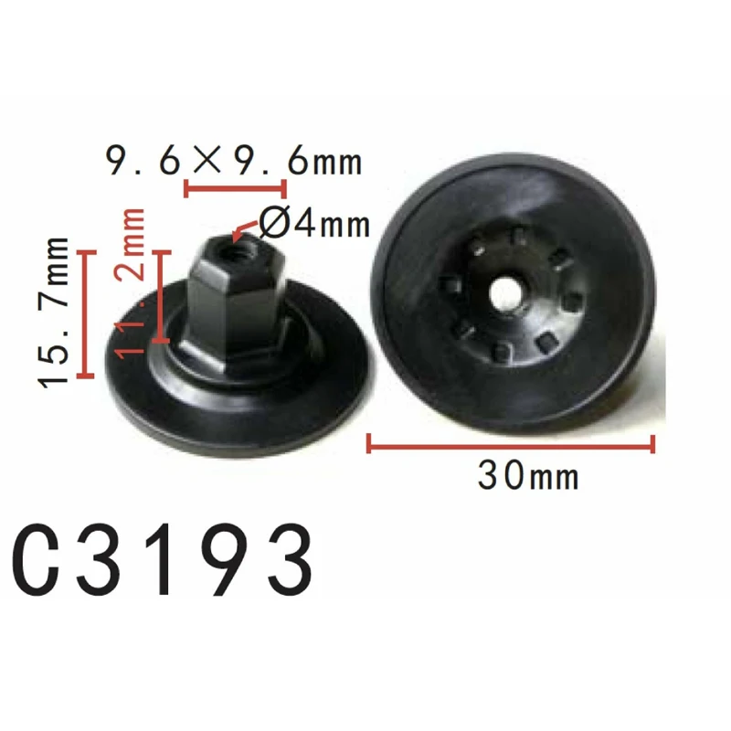 

20pcs Fit For VW AUDI A4 Quattro Floor-Front Shield Nut WHT000713