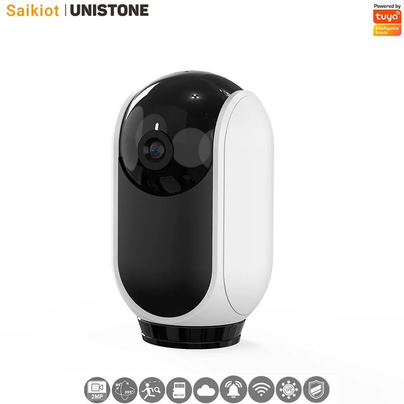 

Saikiot, лучшая умная 3MP внутренняя WIFI камера, двусторонняя аудиосвязь, видеоняня