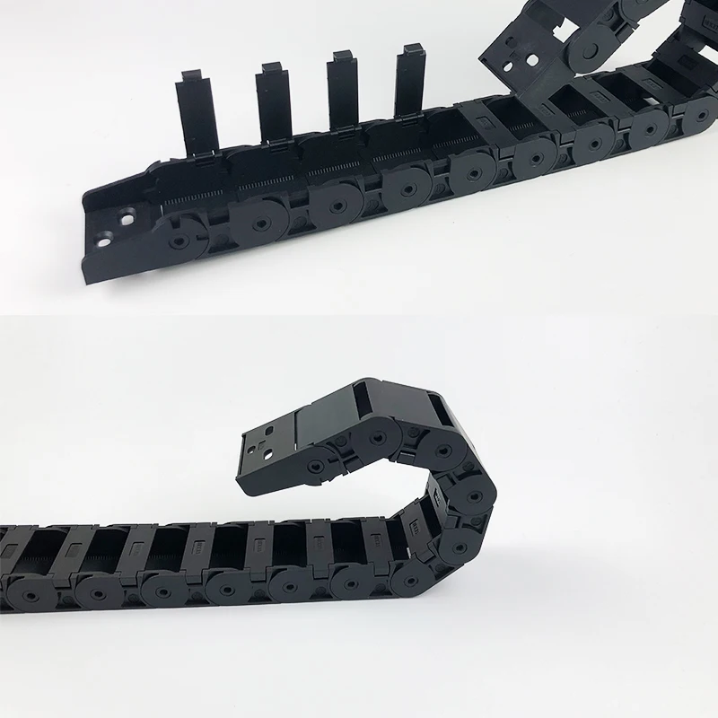 Plastic Cable Chain Cable Carrier 18x18 18x25 18x37 18x50 Plastic Chain Towline Cable Chain Drag L 1 m