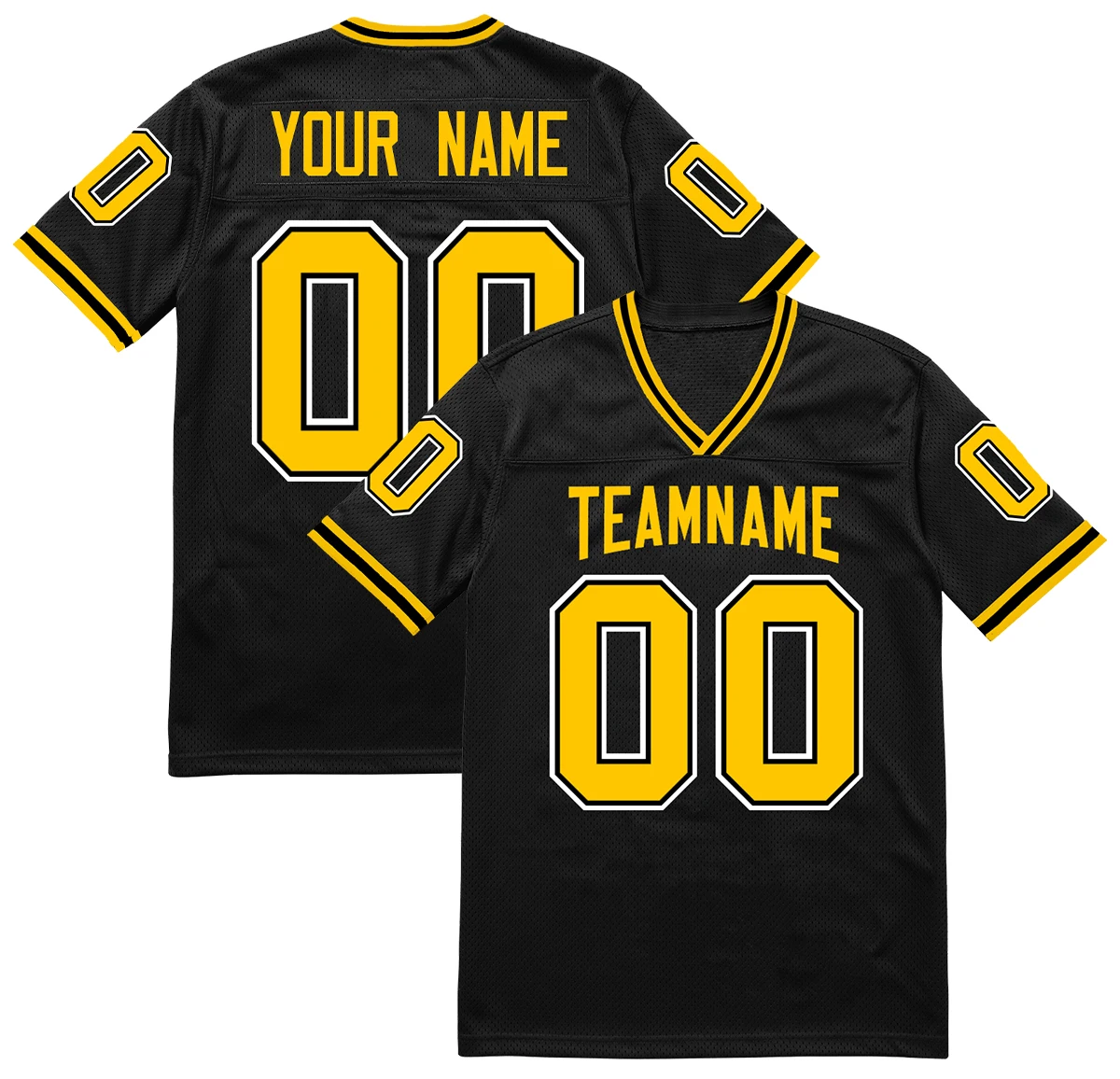 Velkoobchod nestandartní americký fotbal dres výšivka týmový jméno cifra šicí fotbal košile sešívané rugby dres pro men/youth