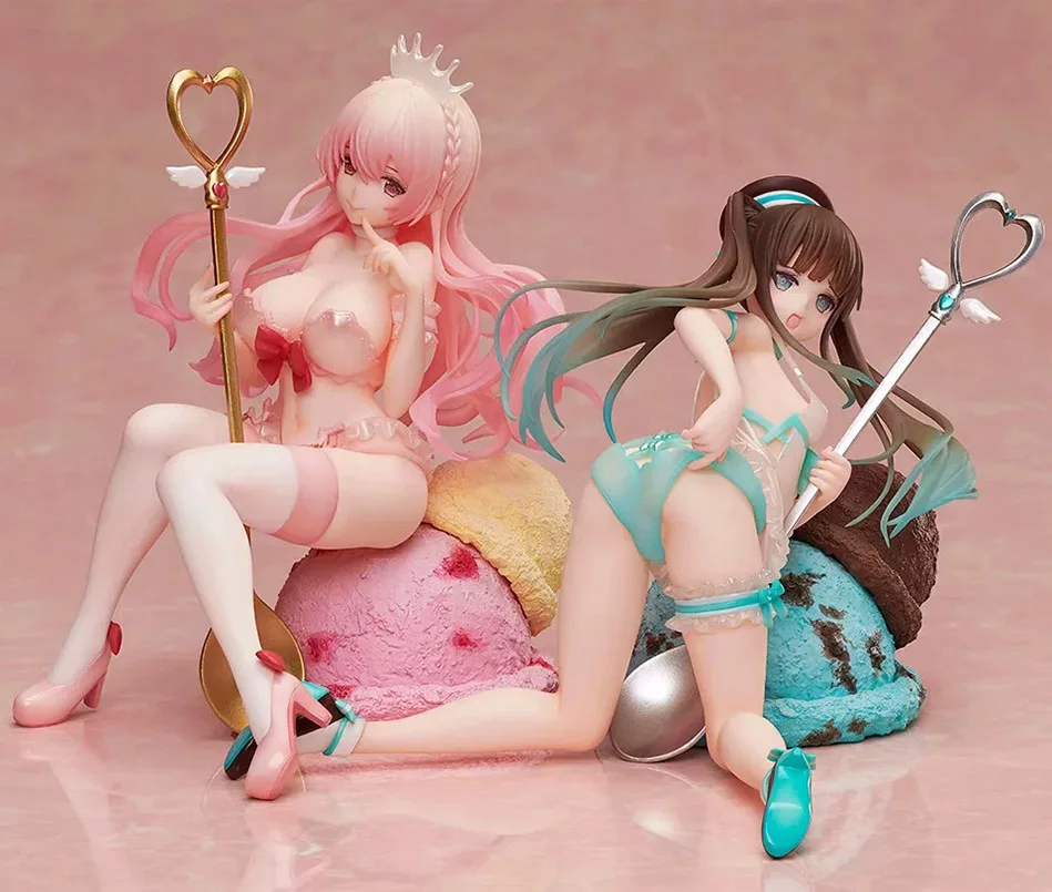 

13cm Japanese anime Native BINDing milk girl PVC action figure anime sexy Ice cream girl figure Decoration collectible model toy